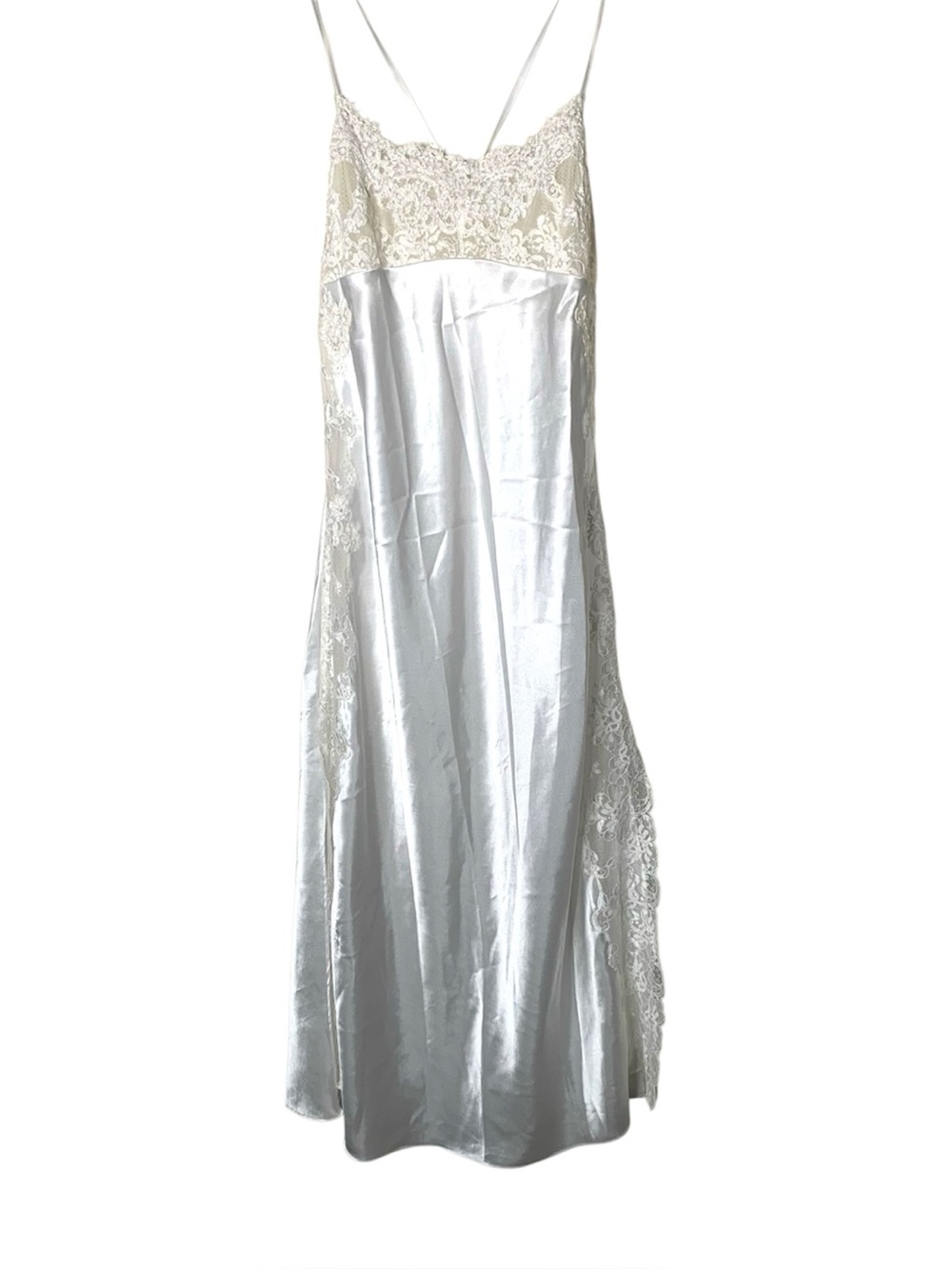 Victoria’s Secret Gold Label Vintage Nightgown Lace Sz S Slip Dress Wedding